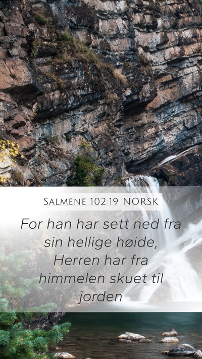 Salmene 102:19 NORSK Bible Verse Image