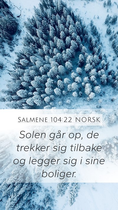 Salmene 104:22 NORSK Bible Verse Image