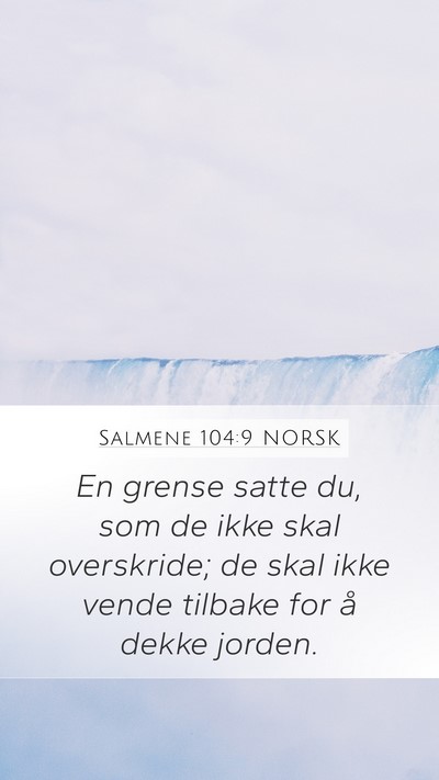 Salmene 104:9 NORSK Bible Verse Image
