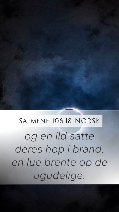 Salmene 106:18 NORSK Bible Verse Image
