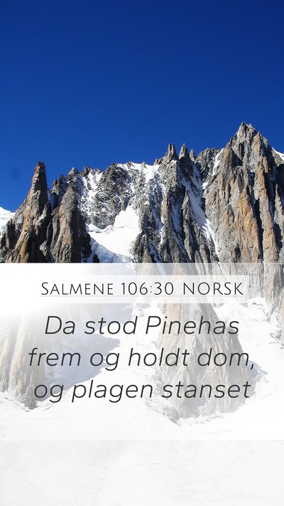 Salmene 106:30 NORSK Bible Verse Image