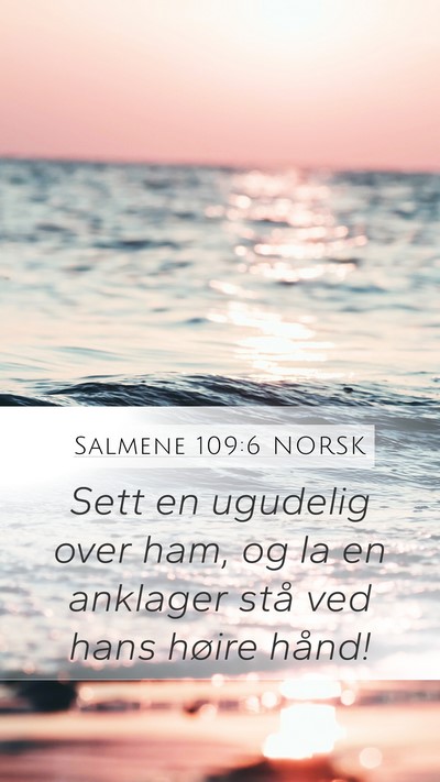 Salmene 109:6 NORSK Bible Verse Image