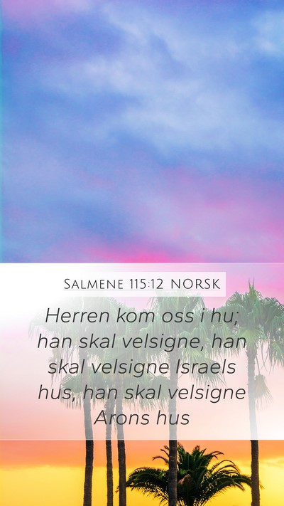 Salmene 115:12 NORSK Bible Verse Image