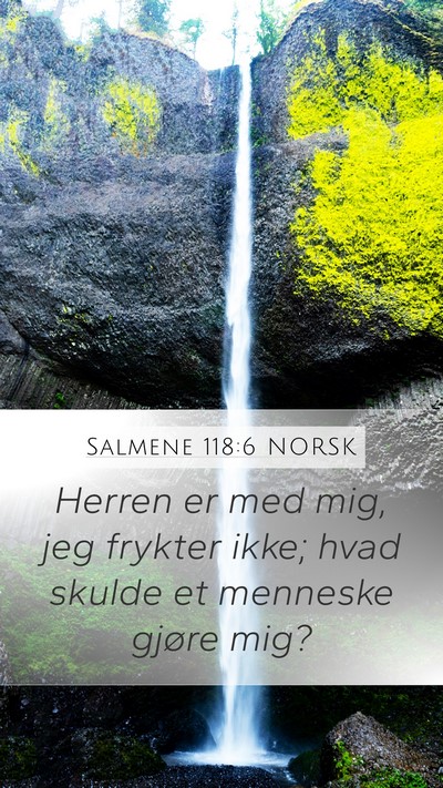 Salmene 118:6 NORSK Bible Verse Image