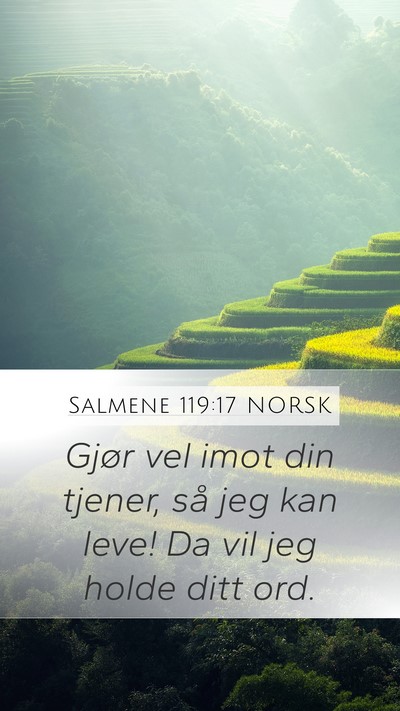 Salmene 119:17 NORSK Bible Verse Image