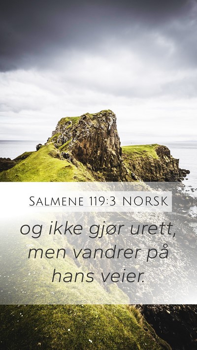 Salmene 119:3 NORSK Bible Verse Image