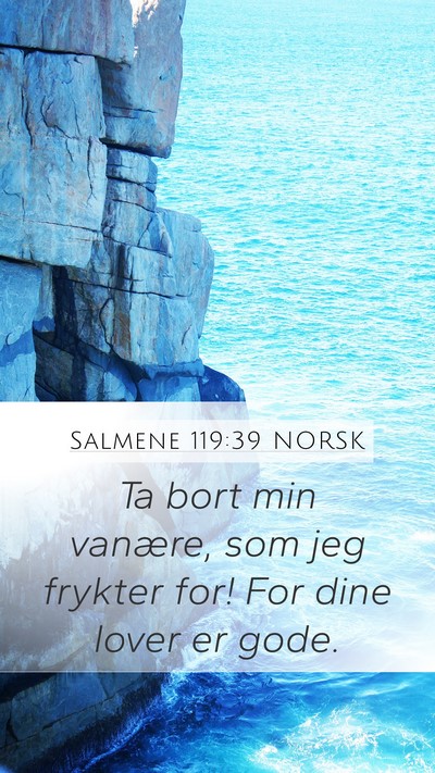 Salmene 119:39 NORSK Bible Verse Image