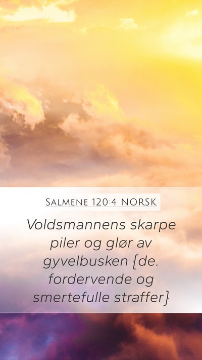 Salmene 120:4 NORSK Bible Verse Image