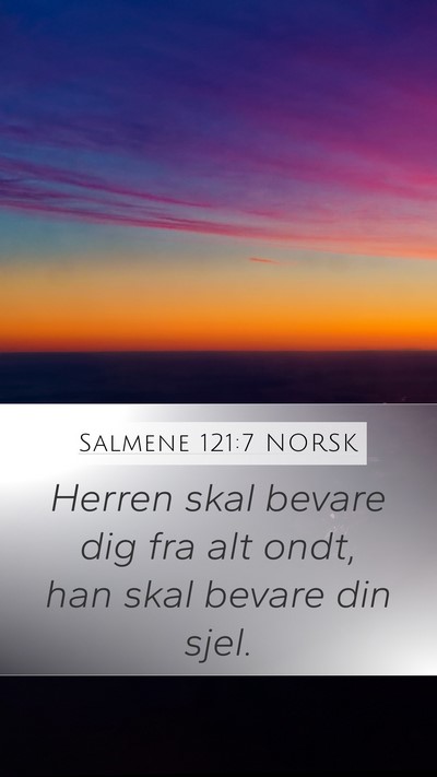 Salmene 121:7 NORSK Bible Verse Image