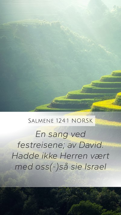 Salmene 124:1 NORSK Bible Verse Image