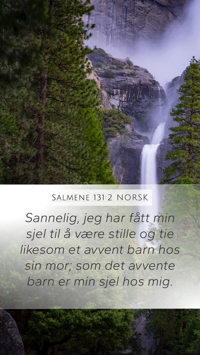 Salmene 131:2 NORSK Bible Verse Image