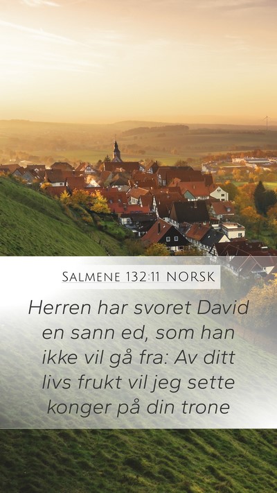 Salmene 132:11 NORSK Bible Verse Image