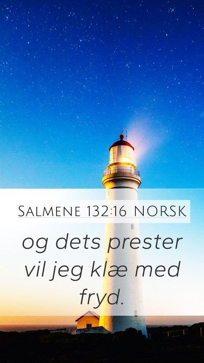 Salmene 132:16 NORSK Bible Verse Image