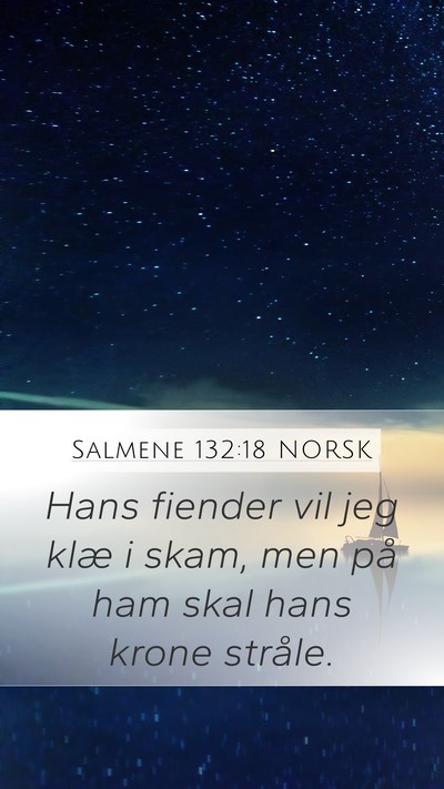 Salmene 132:18 NORSK Bible Verse Image
