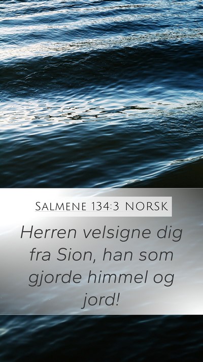Salmene 134:3 NORSK Bible Verse Image