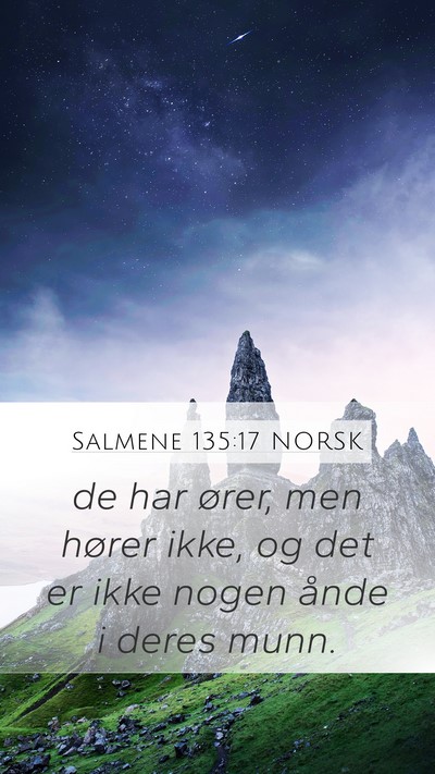 Salmene 135:17 NORSK Bible Verse Image