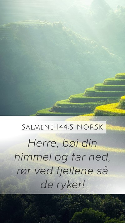 Salmene 144:5 NORSK Bible Verse Image