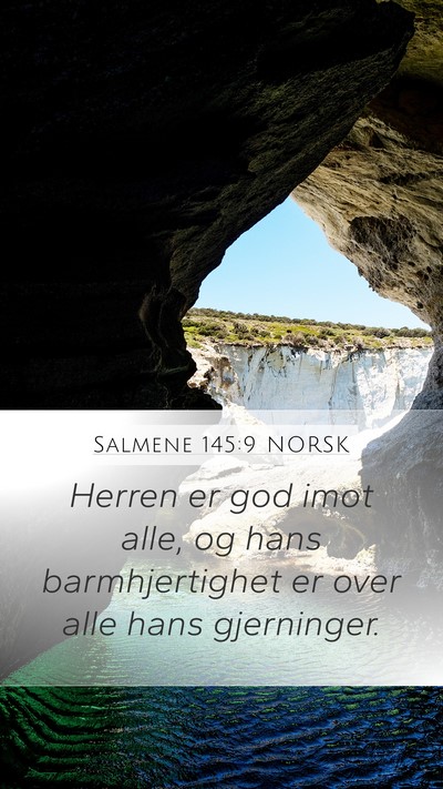 Salmene 145:9 NORSK Bible Verse Image