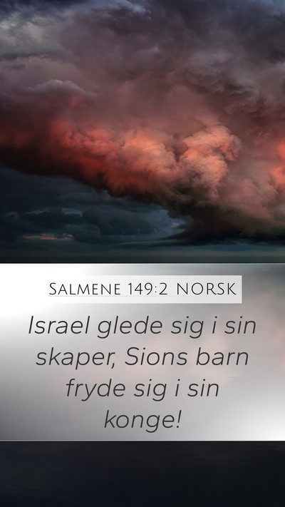 Salmene 149:2 NORSK Bible Verse Image