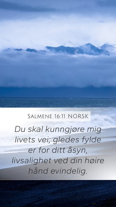 Salmene 16:11 NORSK Bible Verse Image