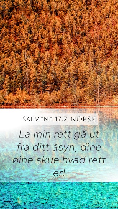 Salmene 17:2 NORSK Bible Verse Image