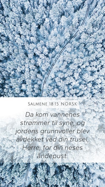 Salmene 18:15 NORSK Bible Verse Image