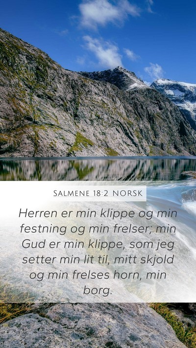 Salmene 18:2 NORSK Bible Verse Image