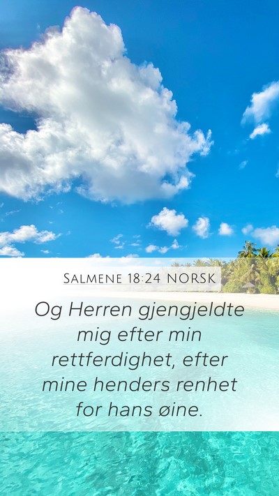 Salmene 18:24 NORSK Bible Verse Image