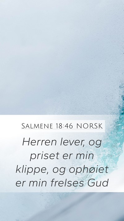 Salmene 18:46 NORSK Bible Verse Image