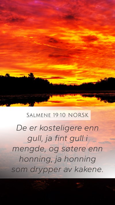 Salmene 19:10 NORSK Bible Verse Image