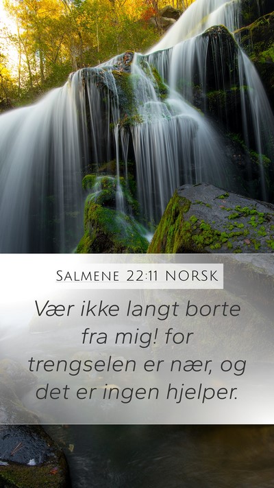 Salmene 22:11 NORSK Bible Verse Image