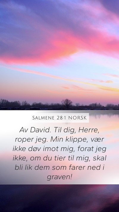 Salmene 28:1 NORSK Bible Verse Image