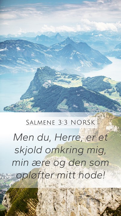 Salmene 3:3 NORSK Bible Verse Image
