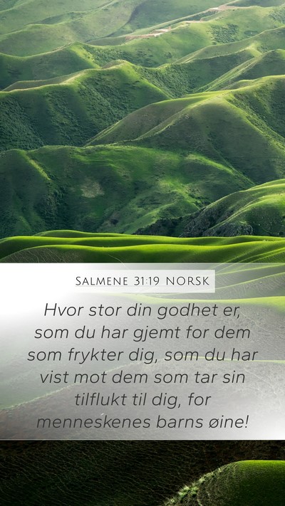 Salmene 31:19 NORSK Bible Verse Image