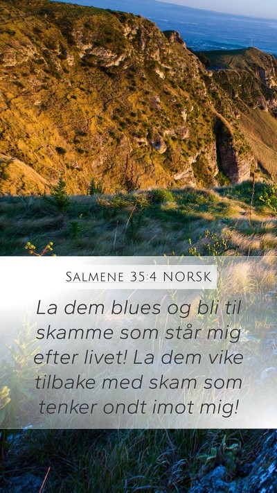 Salmene 35:4 NORSK Bible Verse Image