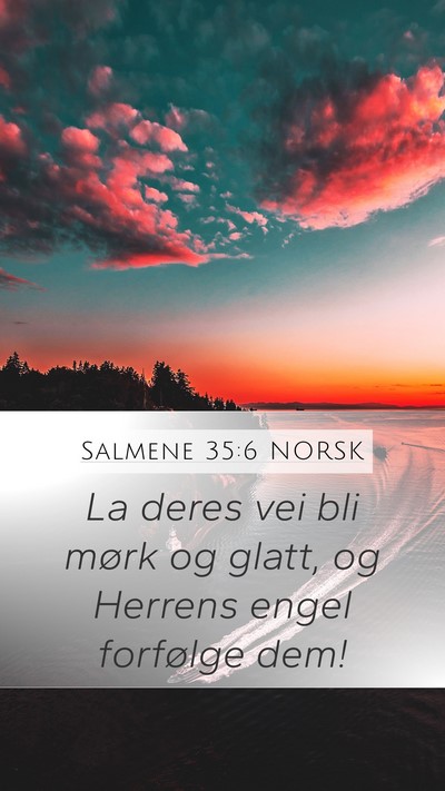 Salmene 35:6 NORSK Bible Verse Image