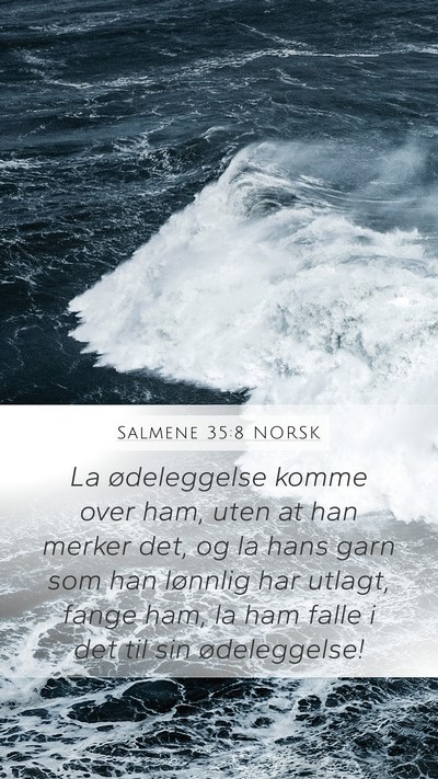 Salmene 35:8 NORSK Bible Verse Image