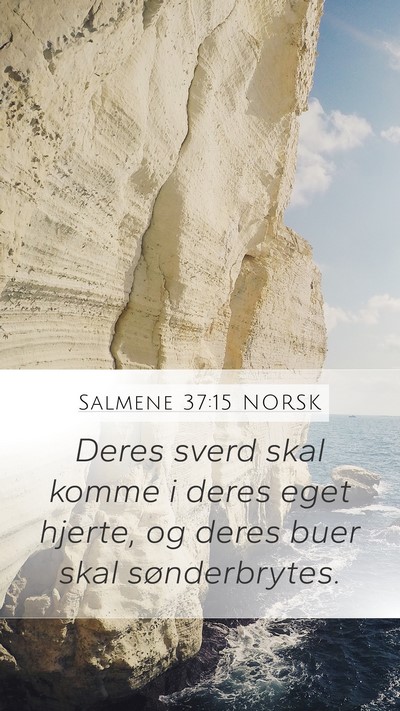 Salmene 37:15 NORSK Bible Verse Image
