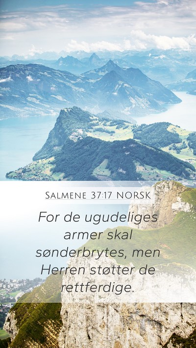 Salmene 37:17 NORSK Bible Verse Image