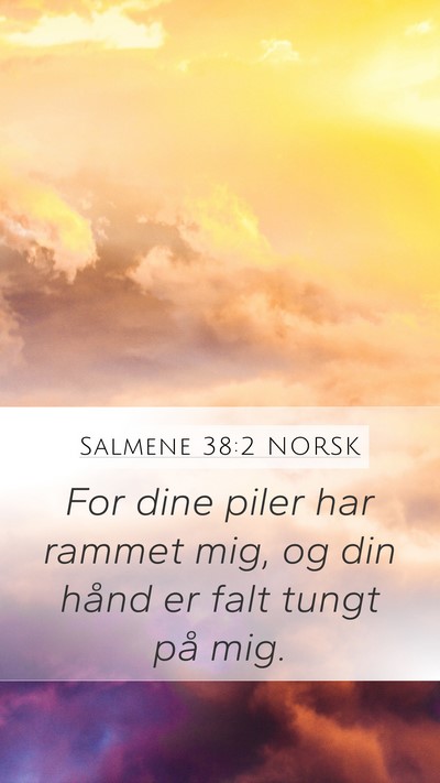 Salmene 38:2 NORSK Bible Verse Image