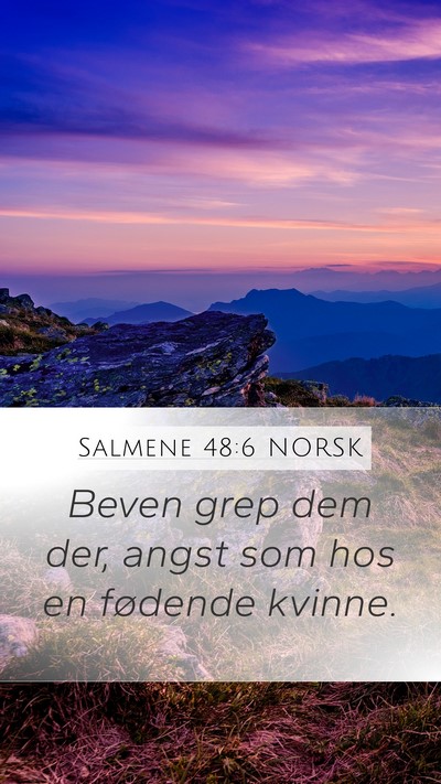 Salmene 48:6 NORSK Bible Verse Image