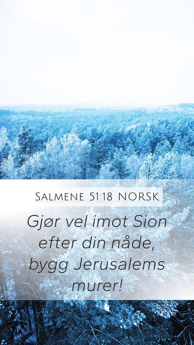 Salmene 51:18 NORSK Bible Verse Image