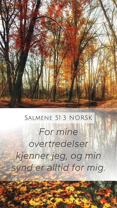 Salmene 51:3 NORSK Bible Verse Image