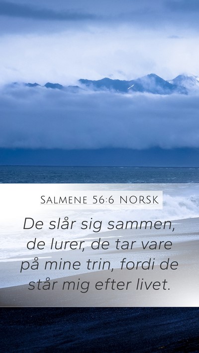 Salmene 56:6 NORSK Bible Verse Image