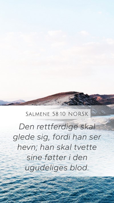 Salmene 58:10 NORSK Bible Verse Image
