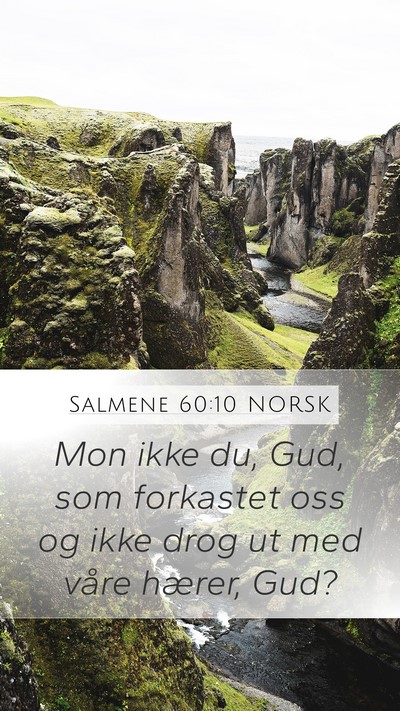 Salmene 60:10 NORSK Bible Verse Image