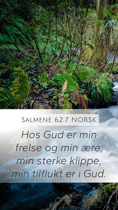 Salmene 62:7 NORSK Bible Verse Image