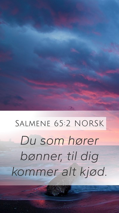 Salmene 65:2 NORSK Bible Verse Image