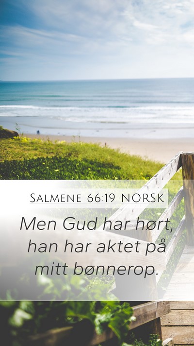 Salmene 66:19 NORSK Bible Verse Image