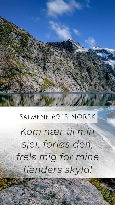 Salmene 69:18 NORSK Bible Verse Image